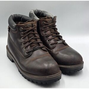 Skechers Sergeants Verdict 4442 Mens Waterproof Leather Work Boots Brown 10